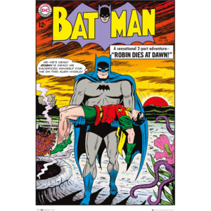Plakát, Obraz - Batman Comic - Robin Dies at Dawn, (61 x 91,5 cm)