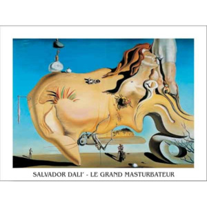 Obraz, Reprodukce - Salvador Dali - Le Grand Masturbateur, Salvador Dalí, (80 x 60 cm)