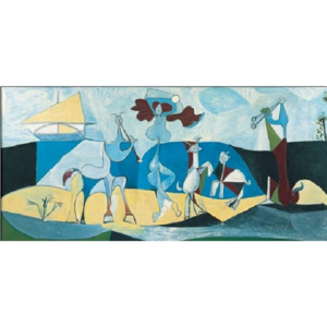 Obraz, Reprodukce - Radost ze života, Picasso Pablo, (100 x 50 cm)