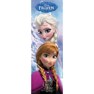 Plakát, Obraz - Ledové království - Anna & Elsa, (53 x 158 cm)