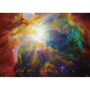 Plakát, Obraz - Imagination - nebula, (140 x 100 cm)