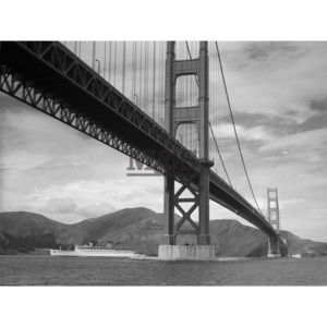 Obraz, Reprodukce - View of Golden Gate Bridge, Gendreau, (80 x 60 cm)