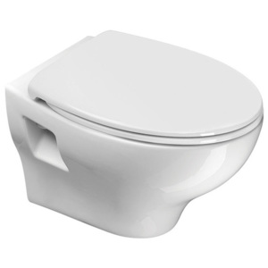 GSI - CITY WC sedátko, duroplast, bílá/chrom (MSCITYN11)