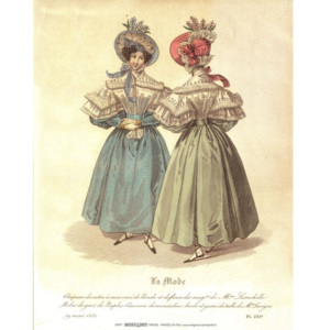 Obraz, Reprodukce - Šaty 2, Chapeau, (24 x 30 cm)