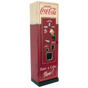Retro skříňka ve tvaru nápojového automatu