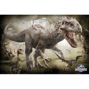 Plakát, Obraz - Jurský svět - Raptors, (91,5 x 61 cm)