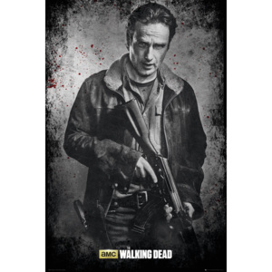 Plakát, Obraz - The Walking Dead - Rick b&w, (61 x 91,5 cm)