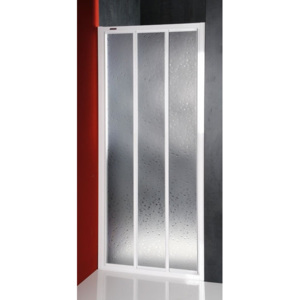 AQUALINE - DTR sprchové dveře posuvné 1000mm, bílý profil, polystyren výplň (DTR-C-100)