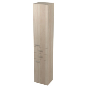 AQUALINE - ZOJA/KERAMIA FRESH skříňka vysoká 35x184x29cm, pravá, dub platin (51227)