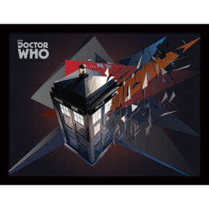 Obraz na zeď - Doctor Who - Tardis Geometric