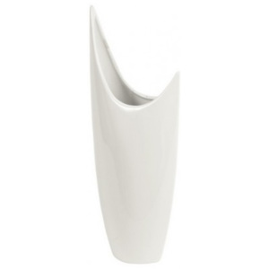 Váza keramická - 40,5 cm (keramika, bílá)