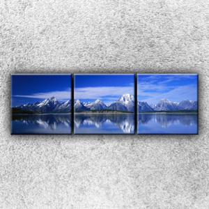 Panorama hor 2 (75 x 25 cm) - Třídílný obraz