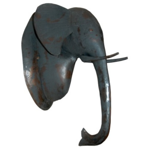 Industrial style, Sloní hlava 52x20x30cm (229)