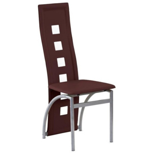 Jídelní židle Halmar K4 M, eko hnědá