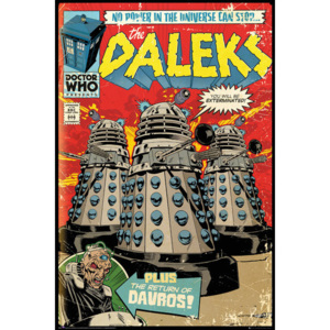Plakát, Obraz - Doctor Who - Red Dalek Comic, (61 x 91,5 cm)