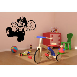 Herní postavička Mario (60 x 51 cm) - Samolepka na zeď