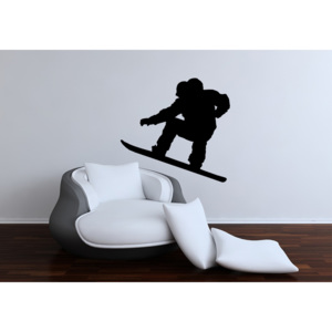 Snowboarďák (60 x 48 cm) - Samolepka na zeď