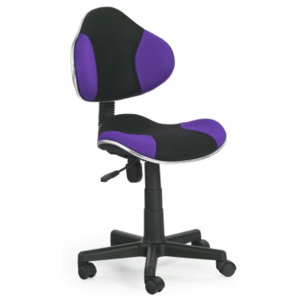 Flash - dětská židle (fialovo-černá)