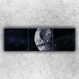 Mrtvá planeta 2 (75 x 25 cm) - Třídílný obraz
