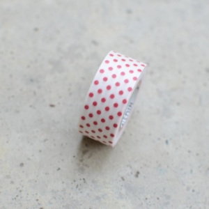 Washi páska "mini dots dark red"