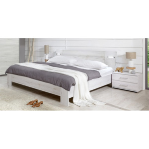Vicenza - Komplet, postel 160 cm (dub bílý)