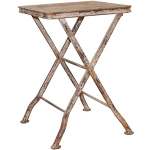 Industrial style, Kávový malý stolek 49 x35 x 35cm (598)