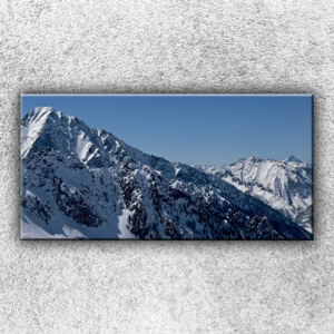 Bílé hory (100 x 50 cm) - Jednodílný obraz