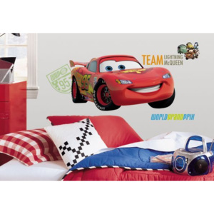 Samolepka auto Blesk - Lightning McQueen. Obrázky Disney Cars 2