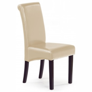 Nero - Jídelní židle, nosnost 120 kg (wenge/ béžová)