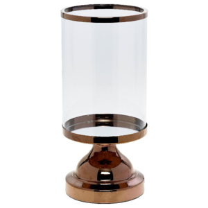 Svícen Trophy Copper, 13x13x27 cm