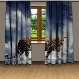 Gepard (140 x 250 cm) - 3D závěs