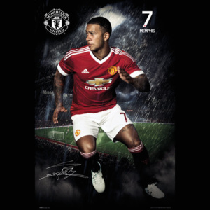 Plakát, Obraz - Manchester United FC - Depay 15/16, (61 x 91,5 cm)