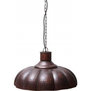 Industrial style, Závesná lampa - staromedená 46xcm (828)