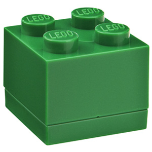 LEGO® Storage Úložný box Mini - tmavě zelený