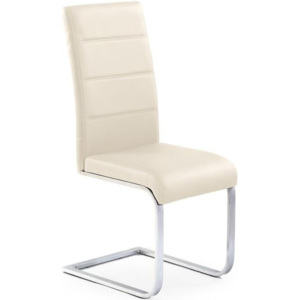 Jídelní židle Halmar K-85, eko krémová