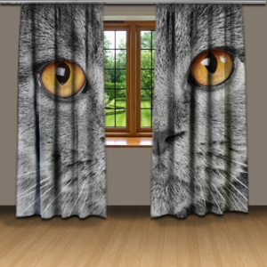 Závěsy kočičí pohled (140 x 250 cm) - Dekorační závěs