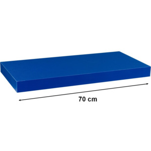 OEM M31055 Nástěnná police STILISTA® VOLATO - modrá 70 cm