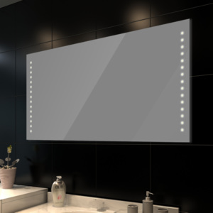 Nástěnné koupelnové zrcadlo s LED podsvícením, 100x60cm
