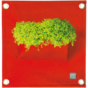 The Green Pockets Kapsář na květiny AMMA 50x45 cm, červená