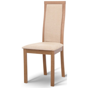 Jídelní židle Tempo Kondela Leca, dub medový / látka melírovaná