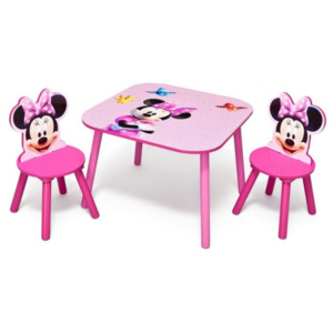 Delta Dětský stůl s židlemi myška Minnie II