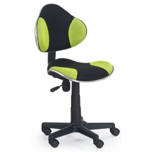 Flash - dětská židle (zeleno-černá)