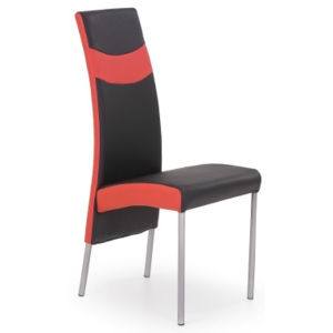 Jídelní židle Halmar K-51, eko černo-červená
