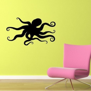 Chobotnice (78 x 45 cm) - Samolepka na zeď