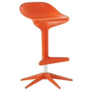 KARTELL barové židle Spoon Stool oranžová