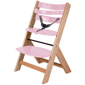 BabyGO Rostoucí židle, růžová