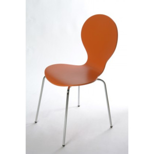 Flower - Jídelní židle (oranžová)