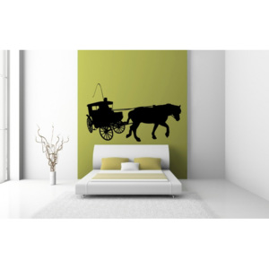 Královský kočár (98 x 60 cm) - Samolepka na zeď