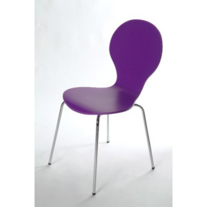 Flower - Jídelní židle (fialová)