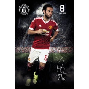 Plakát, Obraz - Manchester United FC - Mata 15/16, (61 x 91,5 cm)